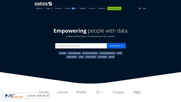 statista.com screenshot