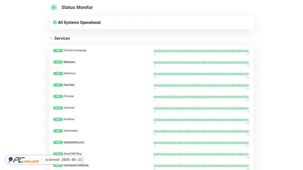 status.boger.dev screenshot