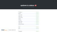 Zrzut ekranu status.updown.io