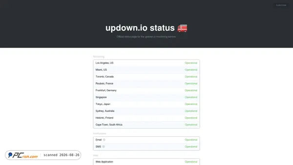 status.updown.io screenshot