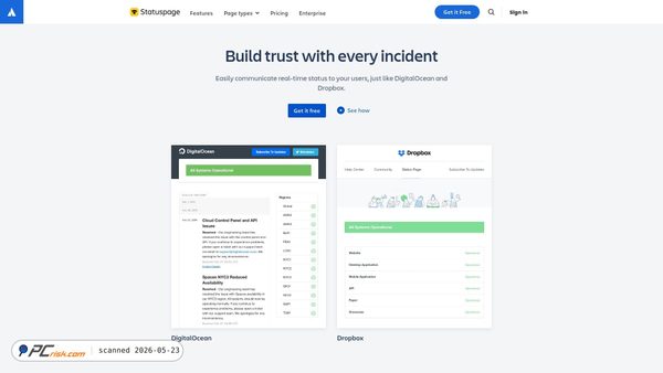 statuspage.io screenshot