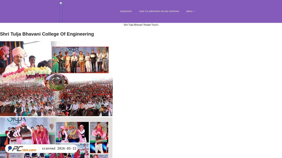 Screenshot of stbcet.org.in