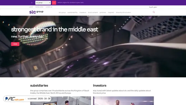 stc.com screenshot