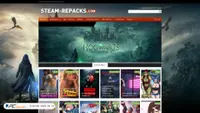 Captura de ecrã de steam-repacks.net