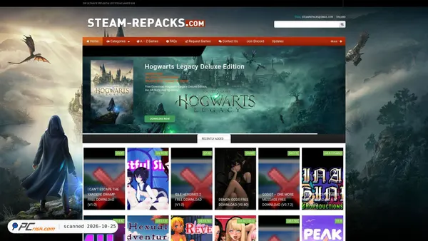Zrzut ekranu steam-repacks.net
