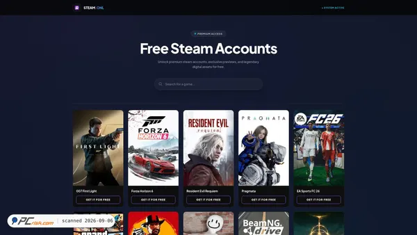 steam.onl Screenshot