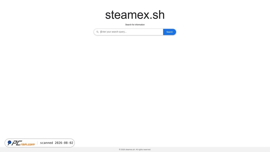 Screenshot von steamex.sh
