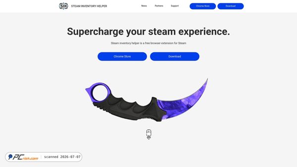 steaminventoryhelper.com screenshot