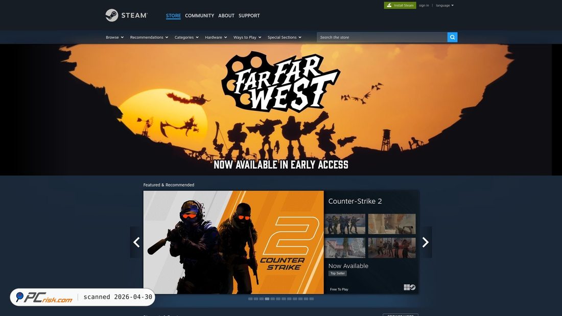 Screenshot von steampowered.com