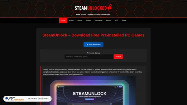 steamunlock.com.im screenshot
