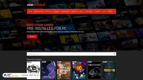 steamunlocked.com screenshot