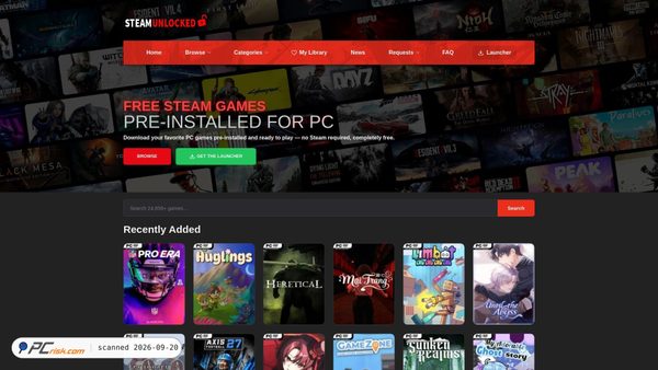 Screenshot di steamunlocked.com