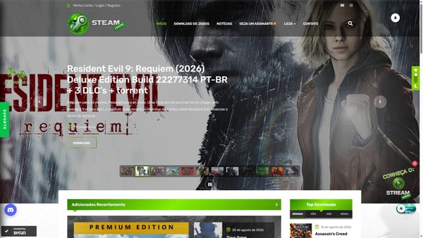 Zrzut ekranu steamverde.net
