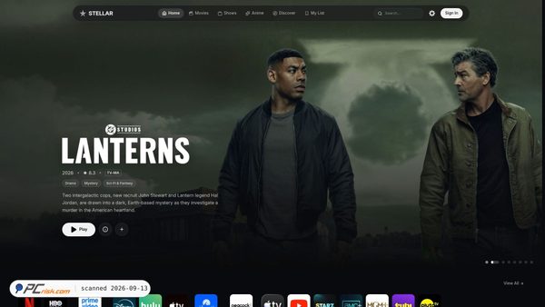 Screenshot van stellar.gdn