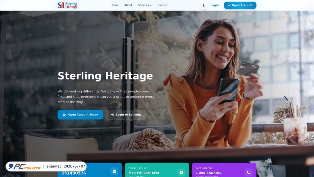 Screenshot of sterlingheritage.online