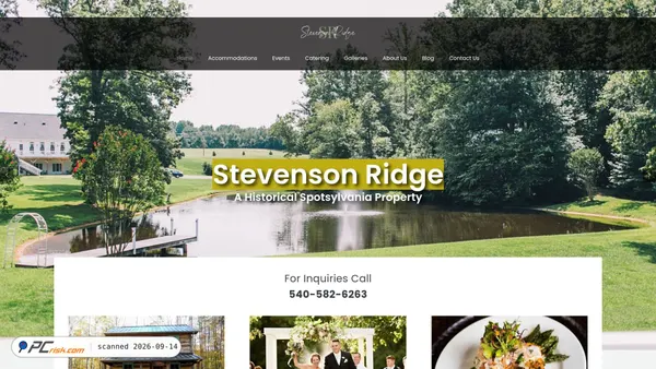 Screenshot di stevensonridge.com