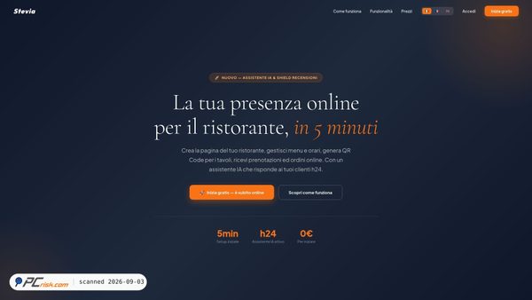 Captura de steviax.com