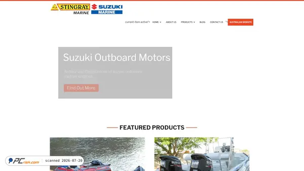 stingraymarine.co.za screenshot