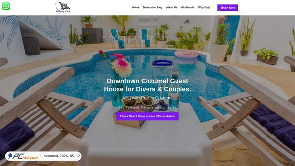 stingrayvilla.com screenshot