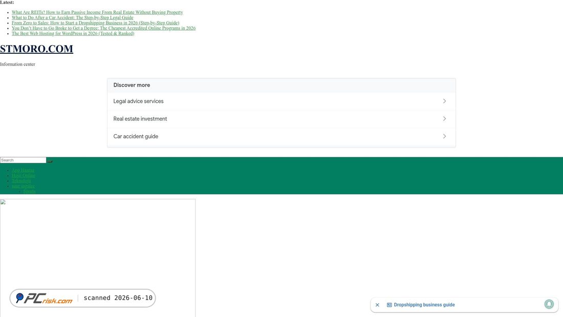 Screenshot of stmoro.com