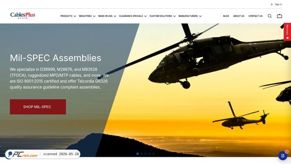 store.cablesplususa.com screenshot