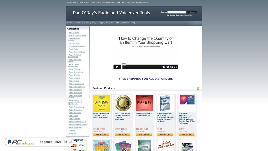 Screenshot di store.danoday.com