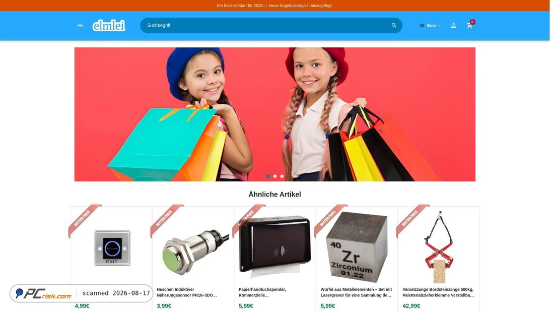 Screenshot of store.elmleigha.com