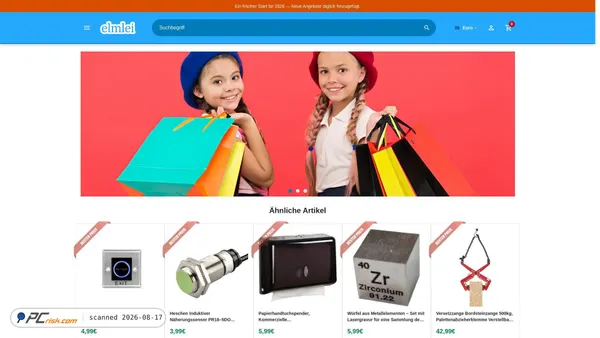 store.elmleigha.com screenshot