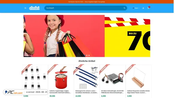 store.elmleigha.com screenshot