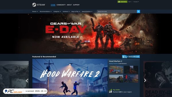 Captura de ecrã de store.steampowered.com