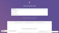 storysaver.net screenshot
