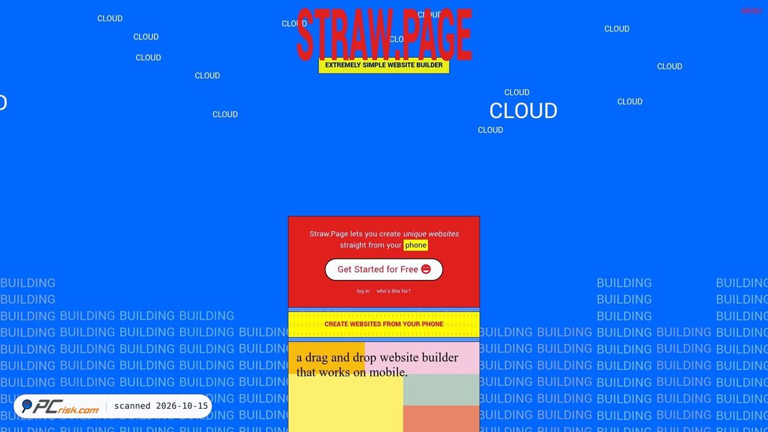 Screenshot van straw.page