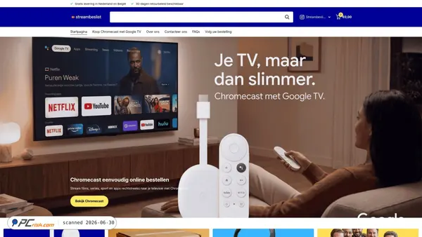 streambeslist.nl screenshot