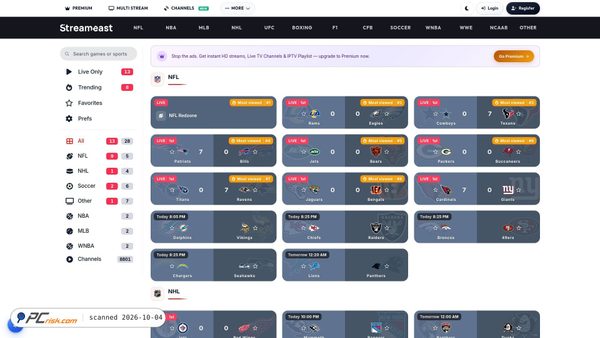 streameast.ms screenshot