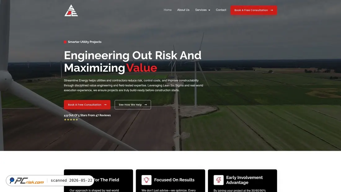 Screenshot of streamlineenergy.com