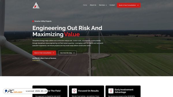 streamlineenergy.com screenshot