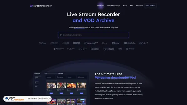 streamrecorder.io screenshot