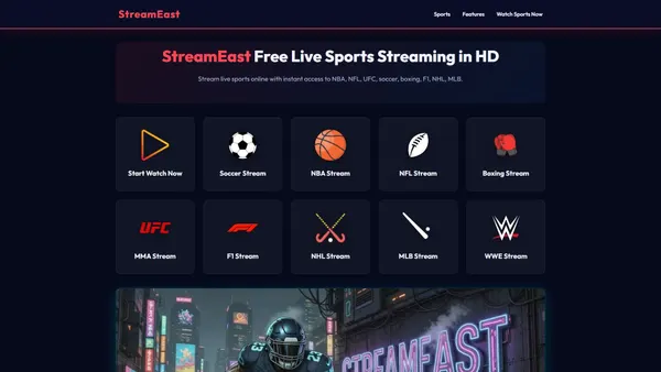 streamseast.mx screenshot