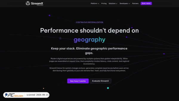 streamx.com Screenshot
