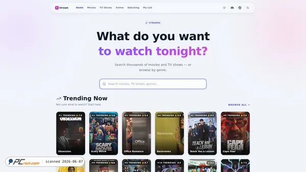 streamxtv.tech screenshot
