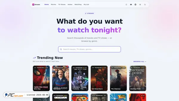streamxtv.tech screenshot