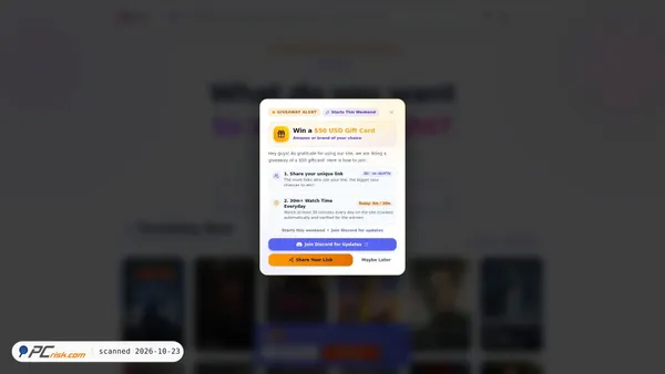 Screenshot di streamxtv.tech