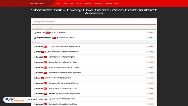 streamymax.com screenshot