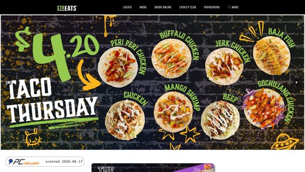 streatskitchens.com screenshot