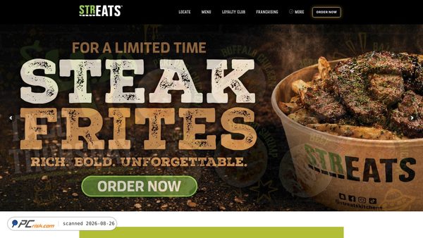 streatskitchens.com Screenshot