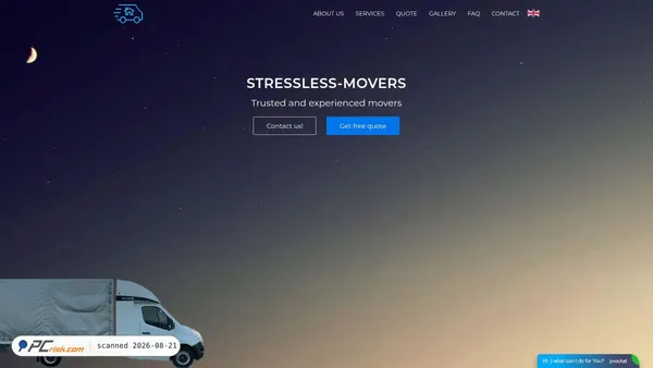 stressless-movers.com screenshot