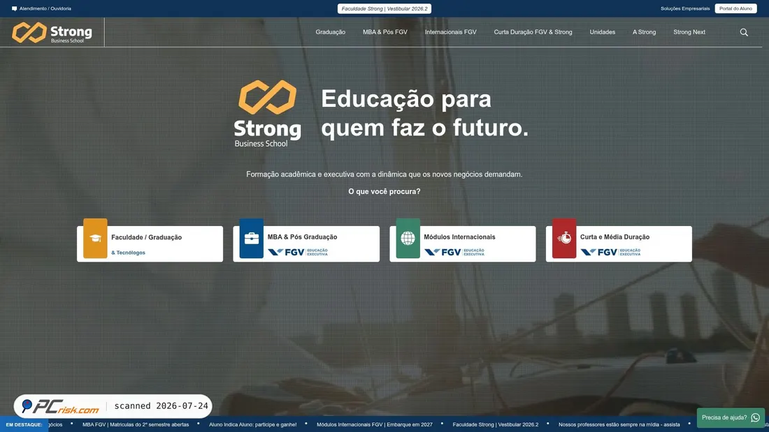 Screenshot of strong.com.br