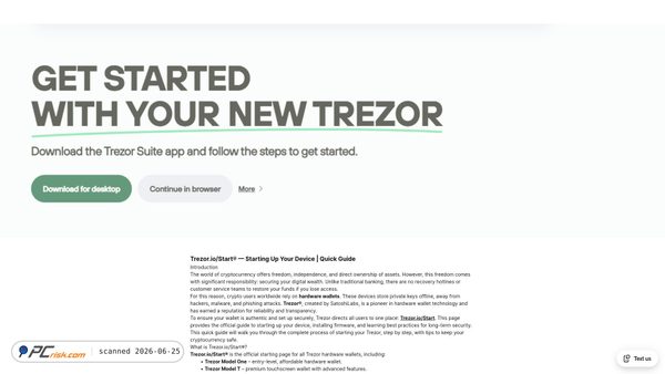 strt-trezor.square.site screenshot
