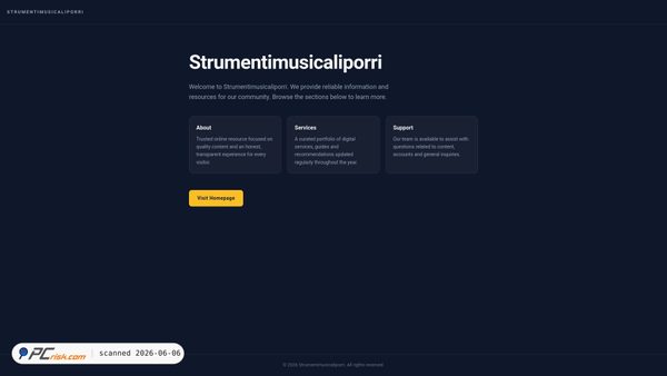 strumentimusicaliporri.com screenshot