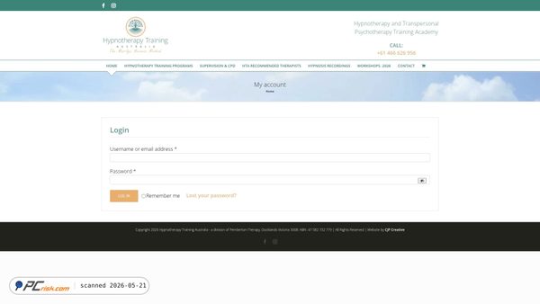 studentshypnotherapytraining.net.au screenshot